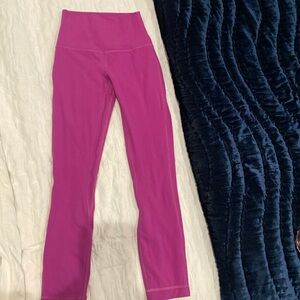 Lululemon pink size 0 lines align leggings 23 in